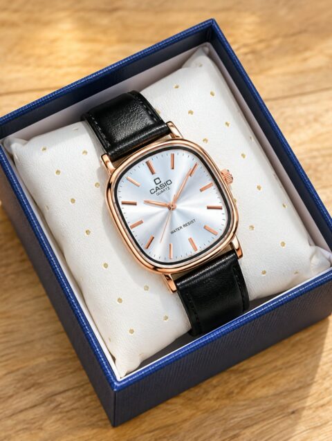 CASIO Male Leather Watch