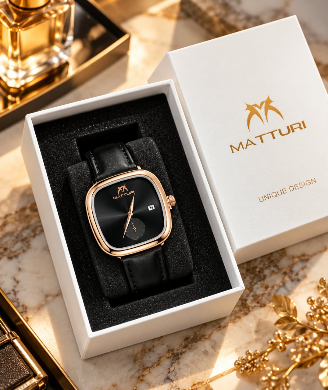 Matturi Female Corporate Leather Watch